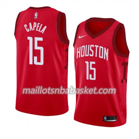 Maillot Homme Houston Rockets Clint Capela 15 2018-19 Nike Rouge Swingman Maillot Homme Houston Rockets Clint Capela 15 2018-19 Nike Rouge Swingman